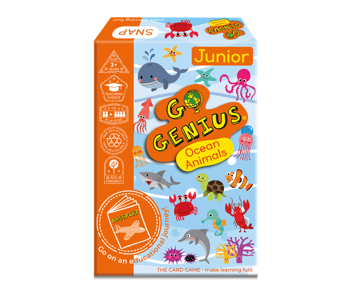 Go Genius Ocean Animals - The Card Game