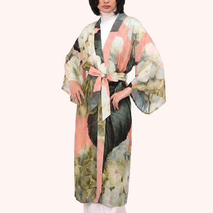 SS27 - Hydrangea Kimono Gown (SKU: PKG82)