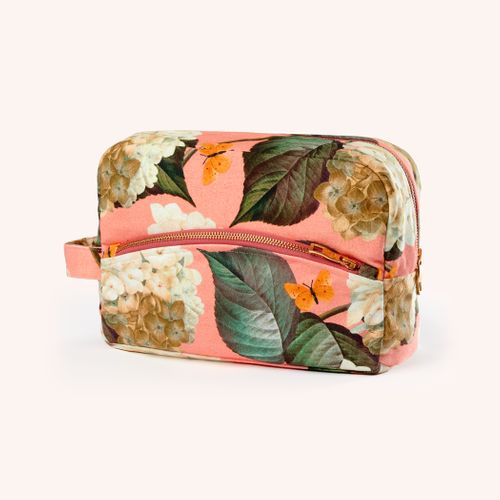 Powder Design - 2 Pocket Wash Bag, Hydrangea (SKU: CPW2)