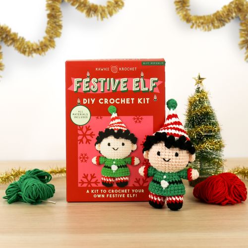 FESTIVE ELF CROCHET KIT AW25