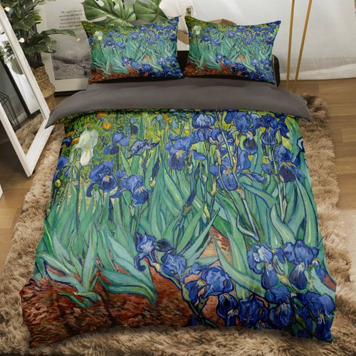Van Gogh Irises Duvet Cover Set