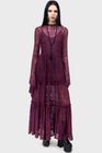 Hecate Lace Maxi Dress (Plum)