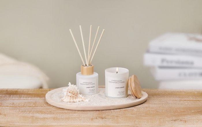 French Connection Sea Salt and Coconut Candle and Diffuser Set