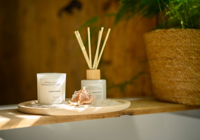 French Connection Sea Salt and Coconut Candle and Diffuser Set
