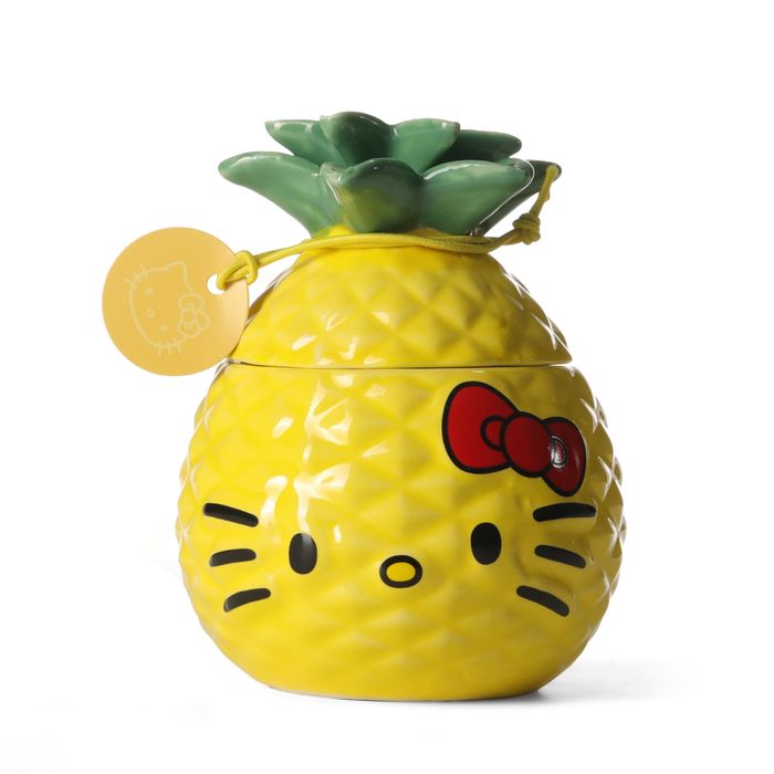 Hello Kitty Tropical Pineapple Candle in Reusable Jar