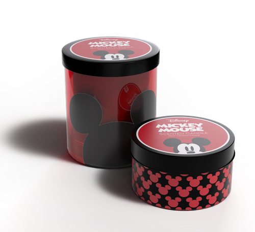 Disney Mickey & Friends Mickey Mouse Red Cedar Musk Scented Candle