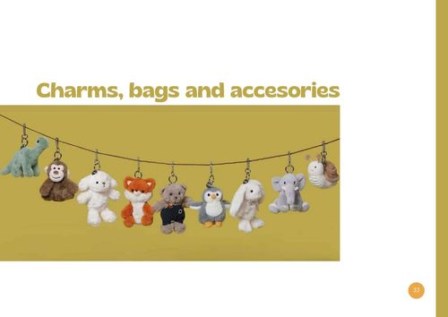 Charms, bags and accessories