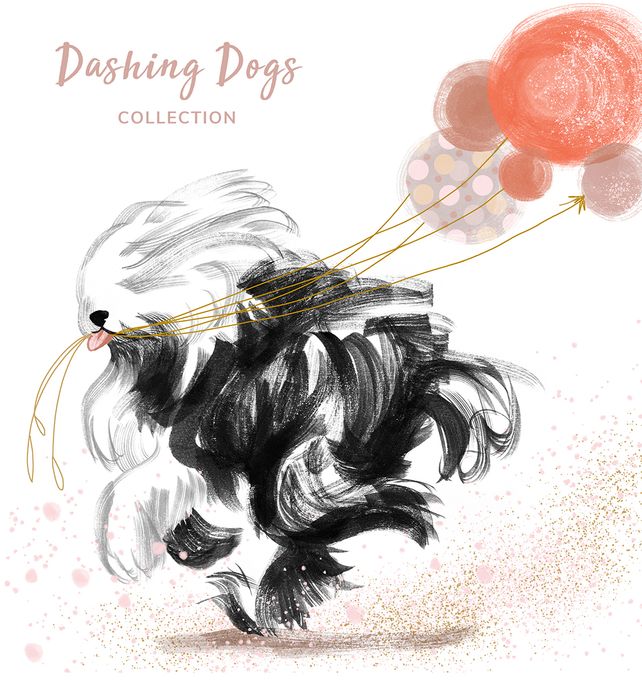 'Dashing Dogs' – Greetings cards