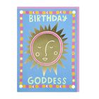 Birthday Goddess Greeting Card