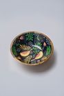 Twilight Bird Large Salad Bowl with Enamel
