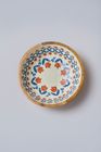 Retro Floral Wooden Bowl