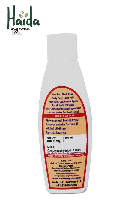 Haida Pain Killer Massage Oil