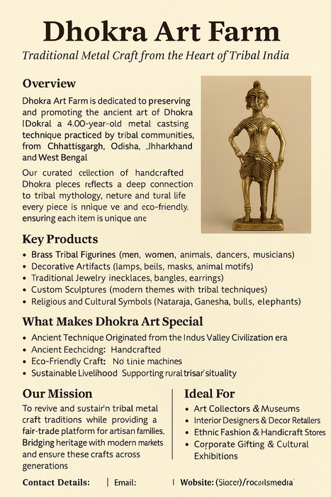 Dhokra Art Farm Traditional Metal Craft from the Heart of Tribal India