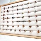 925 Sterling Silver & Genuine Baltic Amber Small Cast Rings