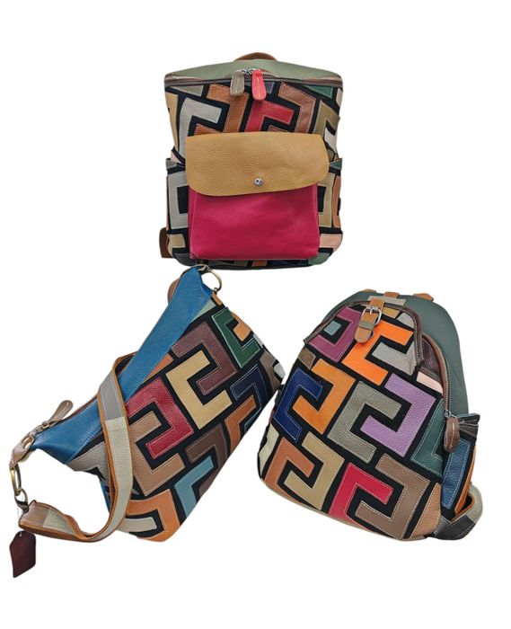 The Genuine Leather Patchwork Bags Collection