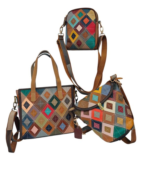 The Genuine Leather Patchwork Bags Collection