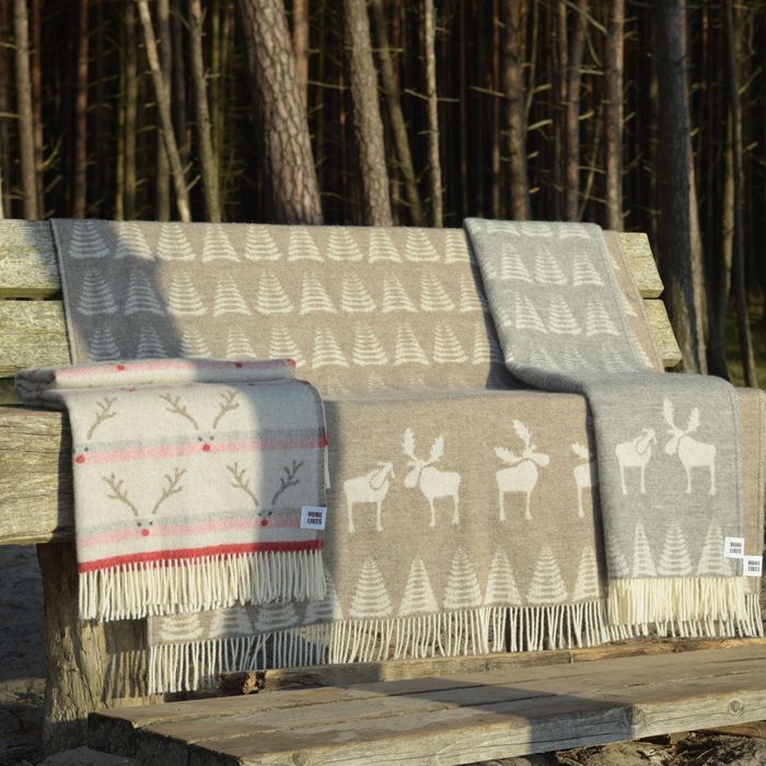 Recycled Wool Throws