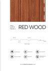 Soffit Panel Red Wood