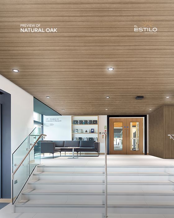 Soffit Panel Natural Oak