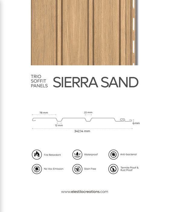 Soffit Panel Sierra Sand