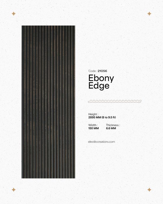 Louvers Ebony Edge