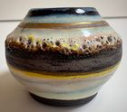 Gold and Black Pinch Pots