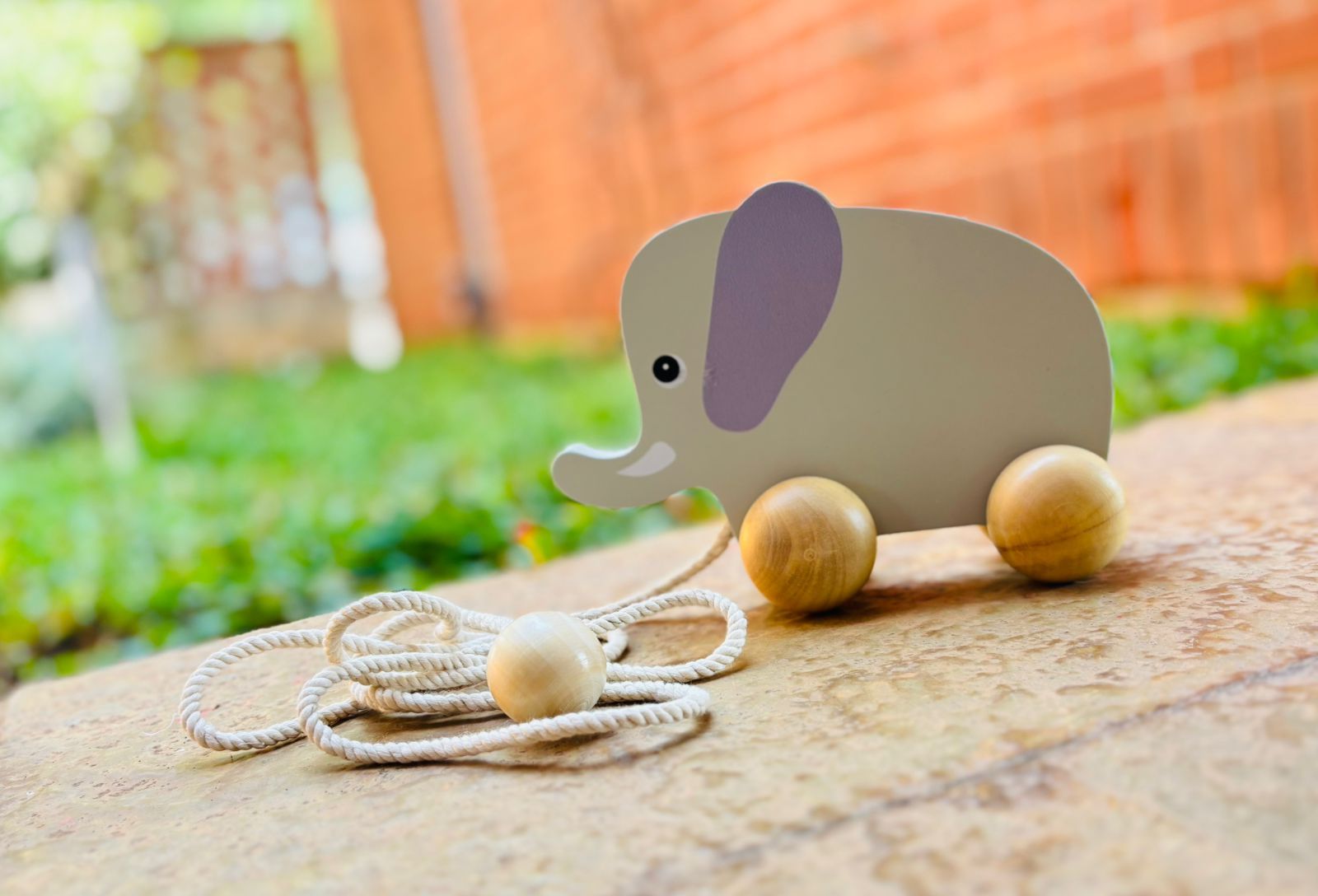 Spinning Drum , Balancing Rocks & Pull Along Elephant