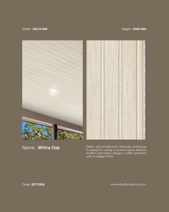 Soffit Panel White Oak
