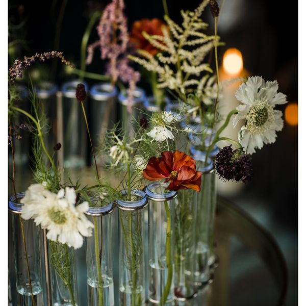 Circular Test Tube Table Vase