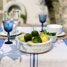 Chiselled Large White Marble Bowl
