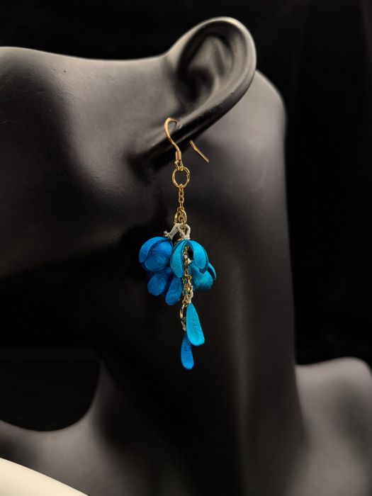 Silk Earrings - Osmanthus