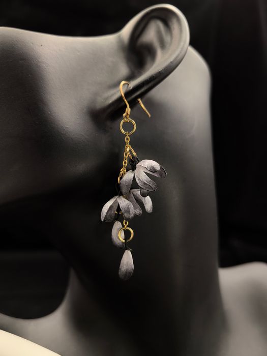 Silk Earrings - Osmanthus