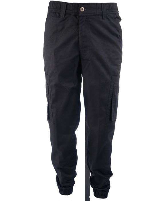 Wild Rhino Black Cargo Trousers