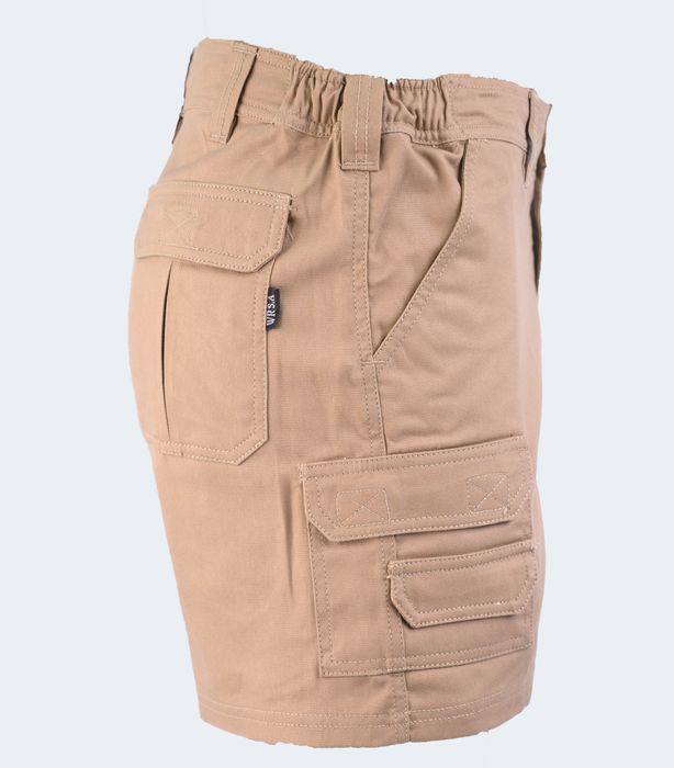 Wild Rhino Khaki Utility Cargo Shorts