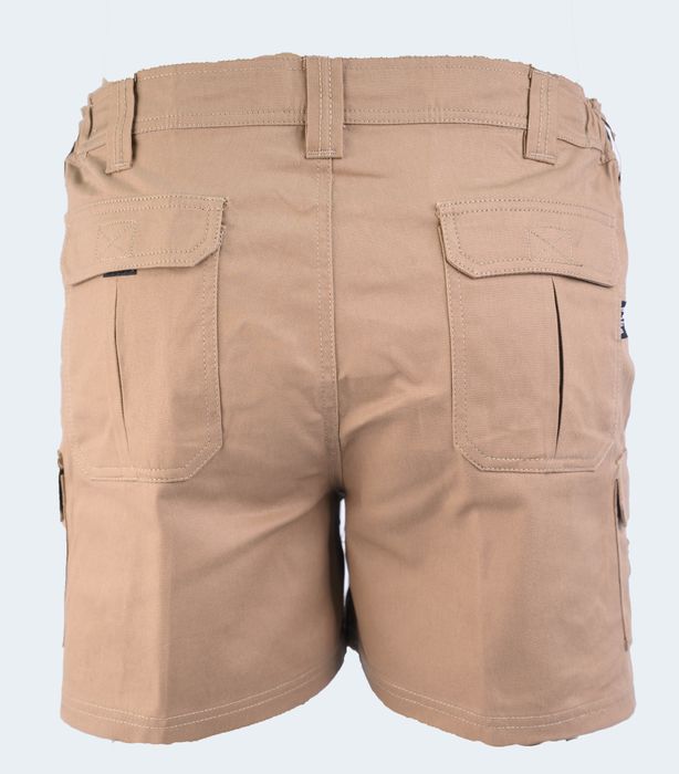 Wild Rhino Khaki Utility Cargo Shorts