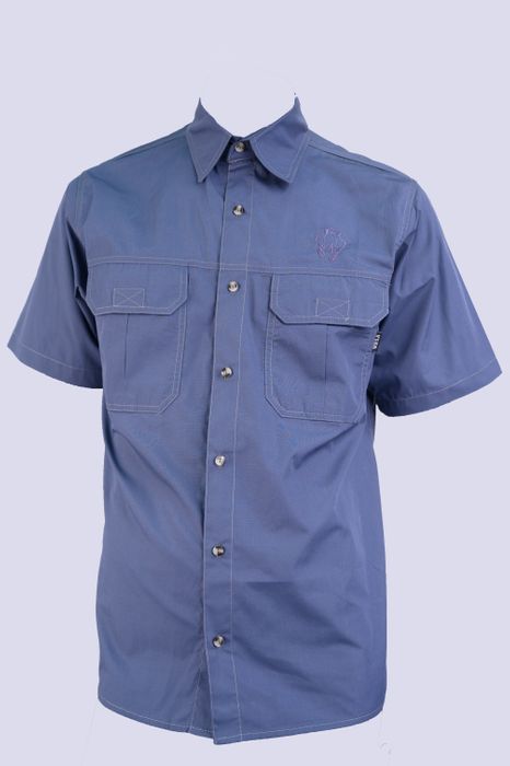 Wild Rhino Blue Classic Outdoor Shirt
