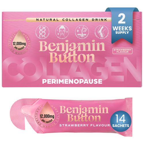 Peri-Menopause Collagen Sachets 12,000mg – Strawberry (14x)