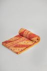 Vintage Handstitched Cotton Kantha Throws - Mustard
