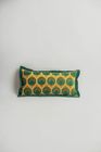 Mustard Embroidered & Tufted Cushion with filler