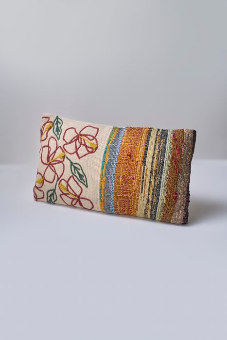 Embrova Cotton Embroidery Cushion with filler