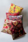Crimson Velvet Cushion with filler