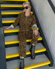 Rebel Romance Classic Leopard Print Boiler Suit