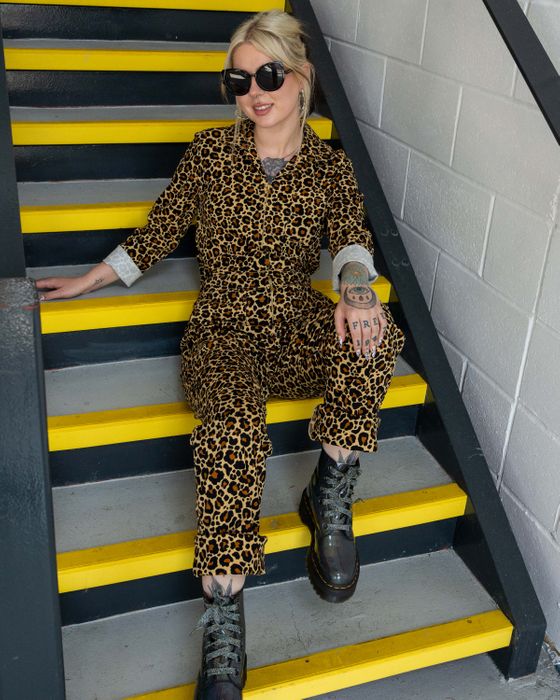 Rebel Romance Classic Leopard Print Boiler Suit