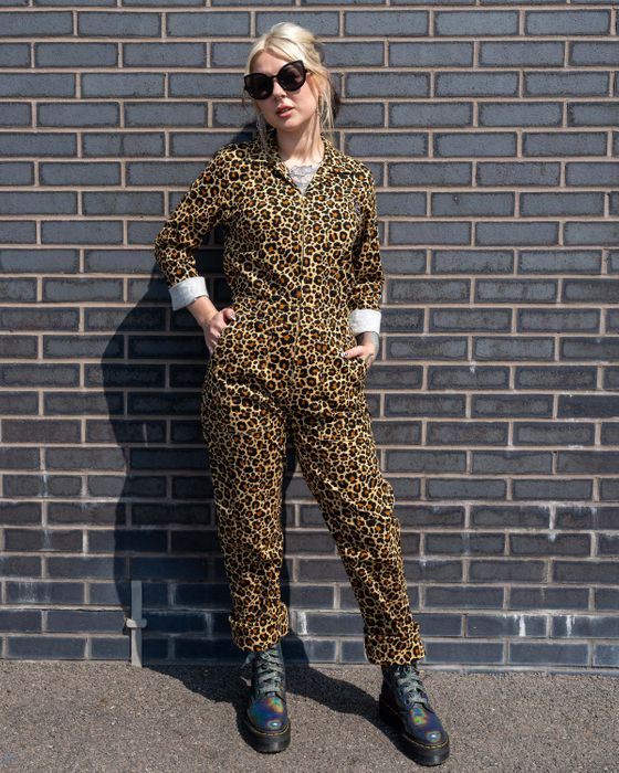 Rebel Romance Classic Leopard Print Boiler Suit
