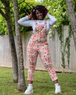 Rebel Romance Strawberry Picnic Dungarees