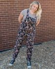 Rebel Romance Eye Spy Floral Stretch Dungarees