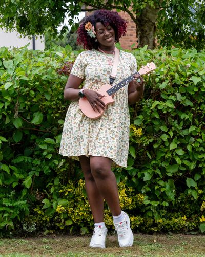 Rebel Romance x Yasmin Cousins Cowboy Stretch Smock Dress