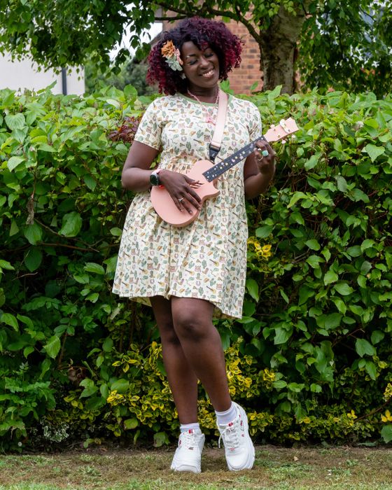 Rebel Romance x Yasmin Cousins Cowboy Stretch Smock Dress