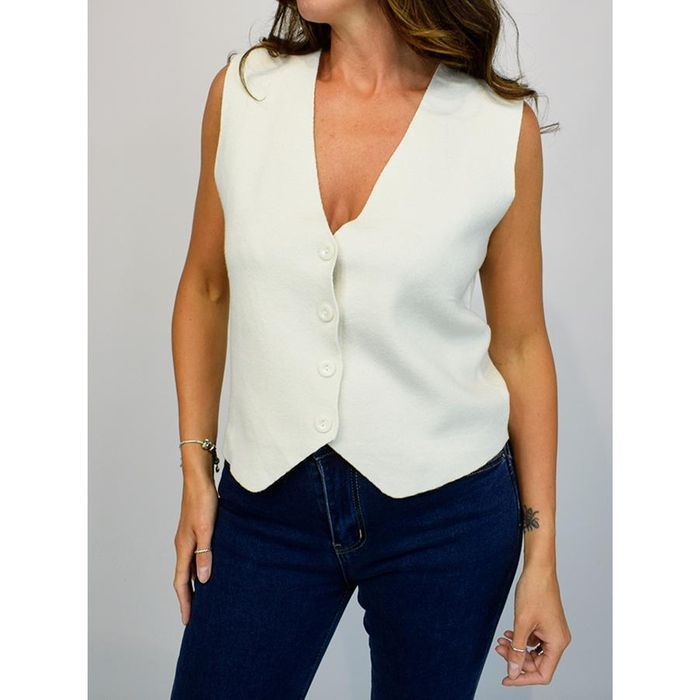 Knitted waistcoat