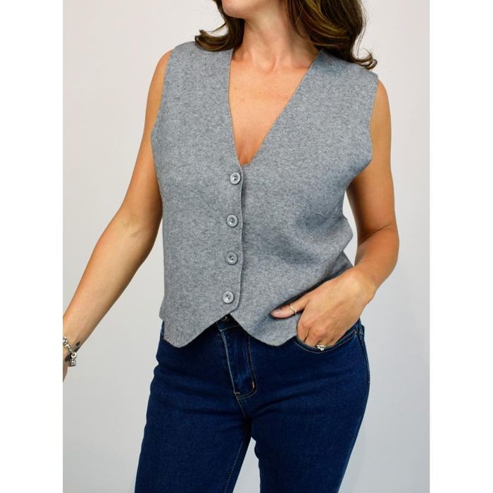 Knitted waistcoat